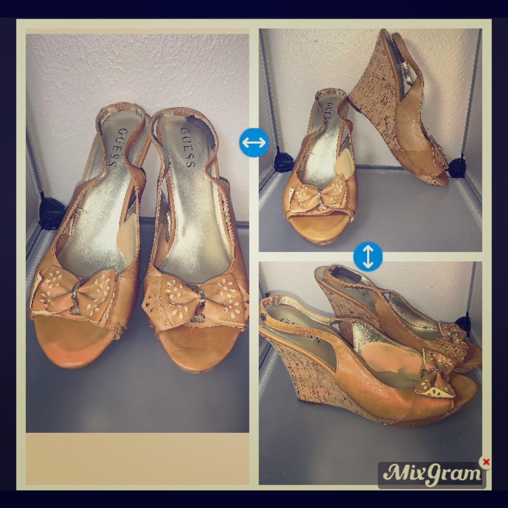 Peep toe heels